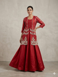Embellished Red Lehnga